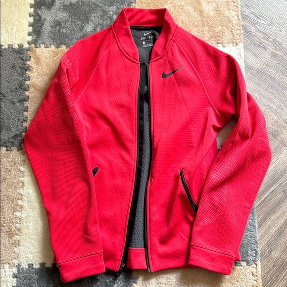 Nike Red and Black Athletic Jacket Nike tech - Picture 1 of 5